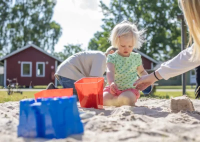 Sandlåda hos Grankullavik Fritidsby